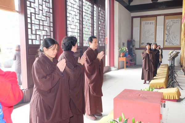 雁荡山能仁寺大年初一举行新春祈福普佛法会和上供(图4)